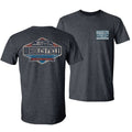 Mens Wrigley Field Chicago Friendly Confines Heather Graphite Tri Blend T-Shirt By Beantown Brand product image 1, provided