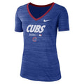 Chicago Cubs AC Velocity Authentic Collection Team Issue T-Shirt for Women product image 1, provided for visual reference