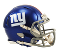 New York Giants Speed Mini Helmet product image 1, provided for visual reference and product detail review