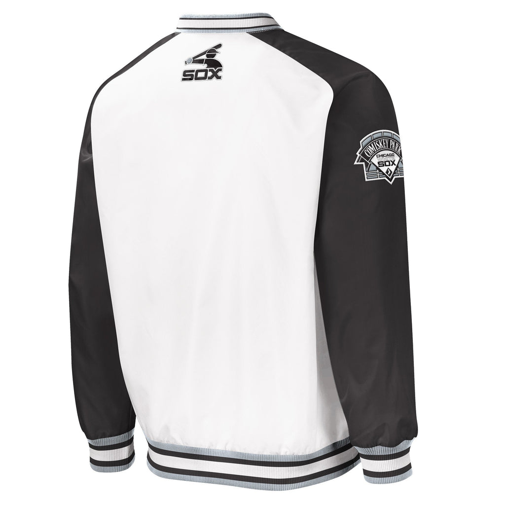 Chicago White Sox Gameday Trainer III White V-Neck Pullover Jacket for Men product image 2, provided for visual reference