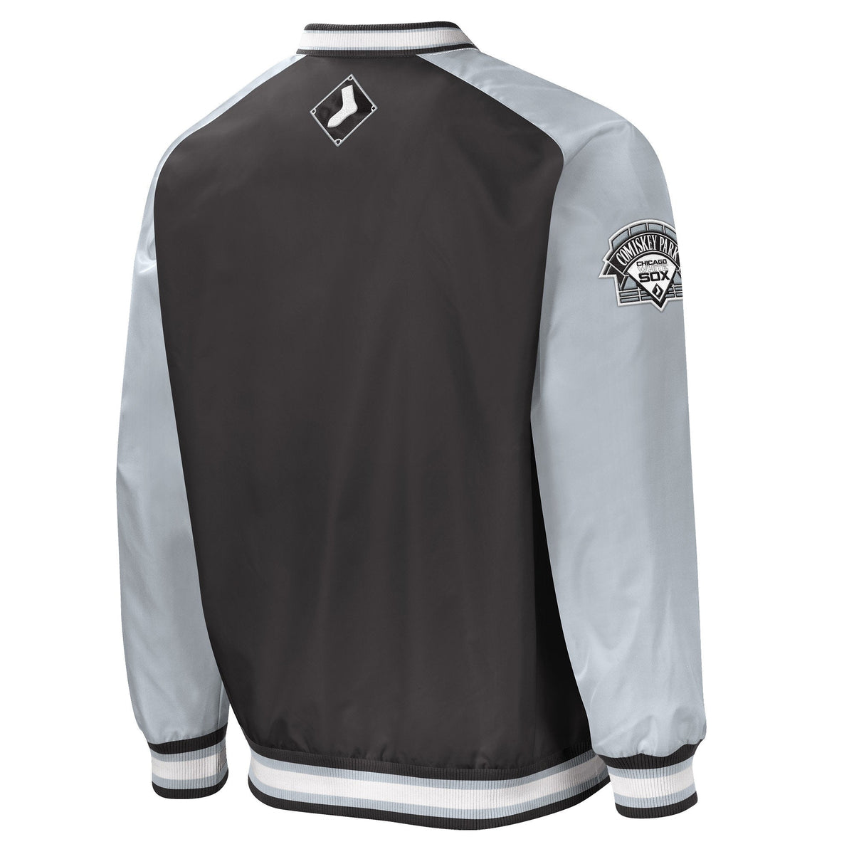 Chicago White Sox Gameday Trainer III Black V-Neck Pullover Jacket for Men product image 2, provided for visual reference