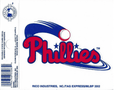 Philadelphia Phillies Rico MLB Small Static Decal product image 1, provided for visual reference and product detail review
