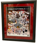 Chicago Blackhawks 2015 Stanley Cup Champions Limited Edition Team Collage 23" x 27" Overall Framed Photo product image 1,