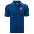 Chicago Cubs Sway Heather Royal Level Wear Polo for Men product image 1, provided for visual reference and product detail