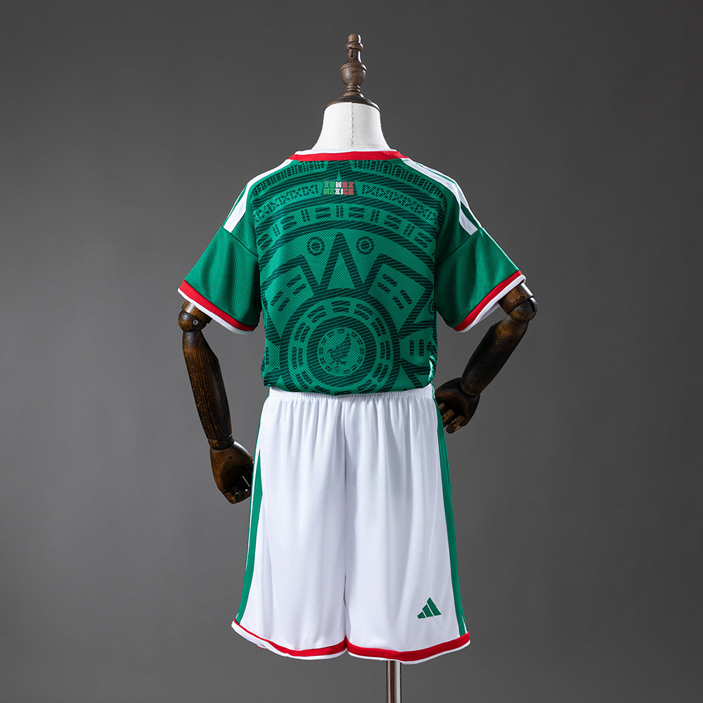 Kids Mexico Home Jersey 2026 World Cup Football Kit Soccer product image 2