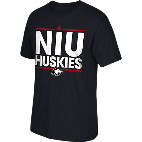 Northern Illinois Huskies Adult Dassler Local T-Shirt - Black product image 1, provided for visual reference and product