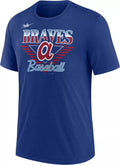 Atlanta Braves Cooperstown Rewind Royal T-Shirt for Men product image 1, provided for visual reference and product detail