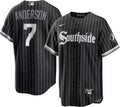 Tim Anderson Chicago White Sox Nike Black City Connect Premium Stitch Replica Jersey for Men product image 1, provided for