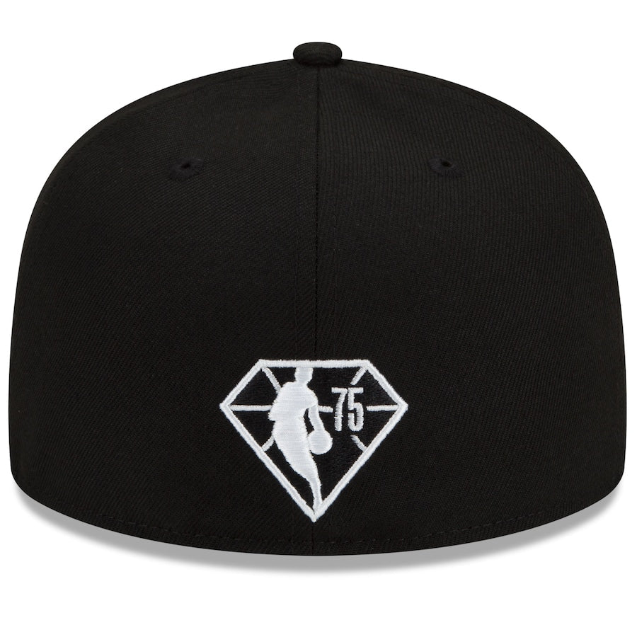 Chicago Bulls 2021-2022 City Edition Alternate Black New Era 59FIFTY Fitted Hat for Men product image 3, provided for visual