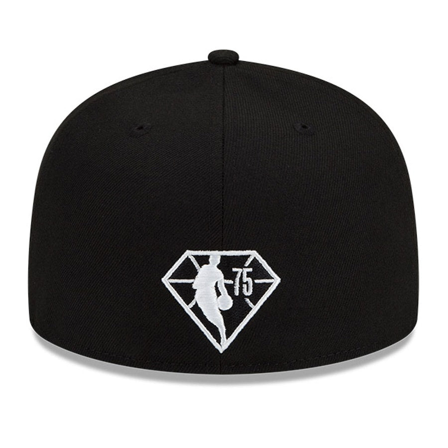 Chicago Bulls 2021-2022 City Edition Black New Era 59FIFTY Fitted Hat for Men product image 4, provided for visual reference