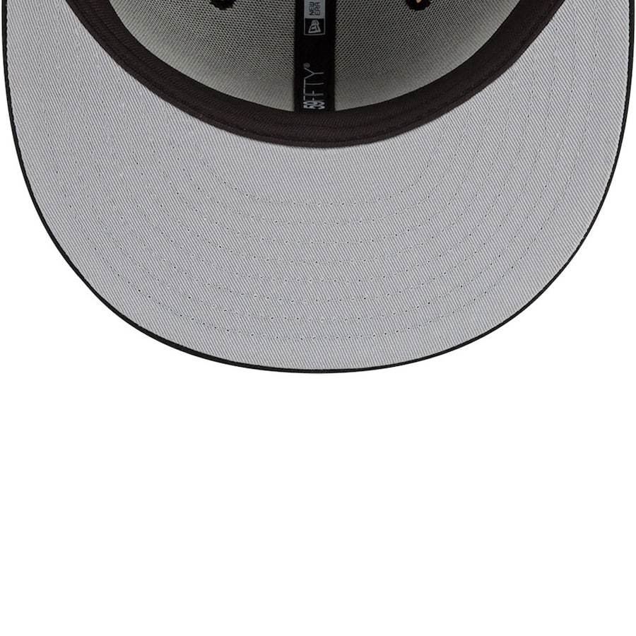 Chicago Bulls 2021-2022 City Edition Black New Era 59FIFTY Fitted Hat for Men product image 5, provided for visual reference