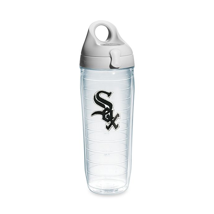 Chicago White Sox ™Clear Patch 24 oz Water Bottle product image 1, provided for visual reference and product detail review