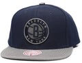 Brooklyn Nets NBA Navy Spirit Mitchell & Ness Snapback for Men product image 1, provided for visual reference and product