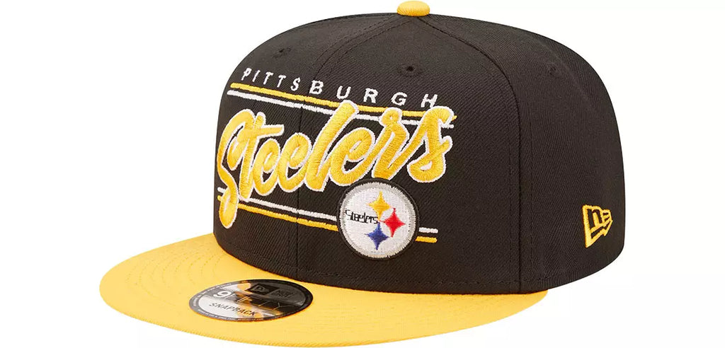 Pittsburgh Steelers New Era Team Script 2 Tone 9FIFTY Snapback Hat product image 7, provided for visual reference and