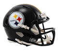 Pittsburgh Steelers Speed Mini Helmet product image 1, provided for visual reference and product detail review