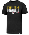 Pittsburgh Steelers Football Club T-Shirt By ’47 Brand product image 1, provided for visual reference and product detail