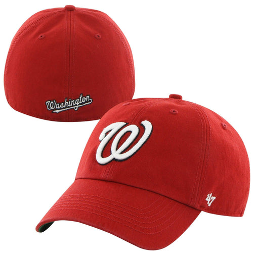 '47 Washington Nationals Red Home Franchise Fitted Dad Hat product image 1, provided for visual reference and product detail