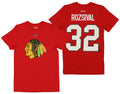 Chicago Blackhawks Michal Rozsival Reebok Home Name & Number T-Shirt for Men product image 1, provided for visual reference