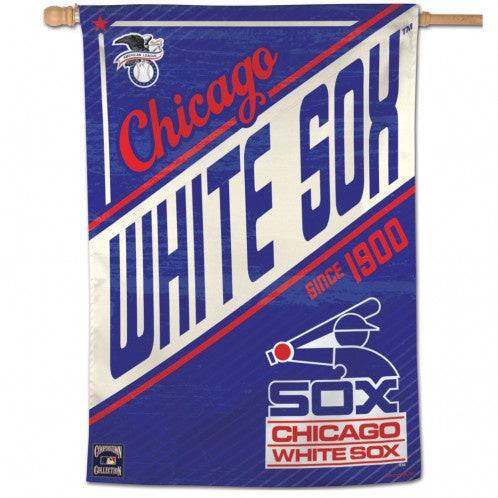 Chicago White Sox Cooperstown Collection 28X40 Vertical Flag By Wincraft product image 1, provided for visual reference and