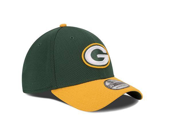 Green Bay Packers Team Color NFL Training Camp 39Thirty Flex Fit Hat product image 2, provided for visual reference and
