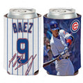 Javier Baez Chicago Cubs 2 Sided Pinstripe 12 oz. Can Cooler By Wincraft product image 1, provided for visual reference and