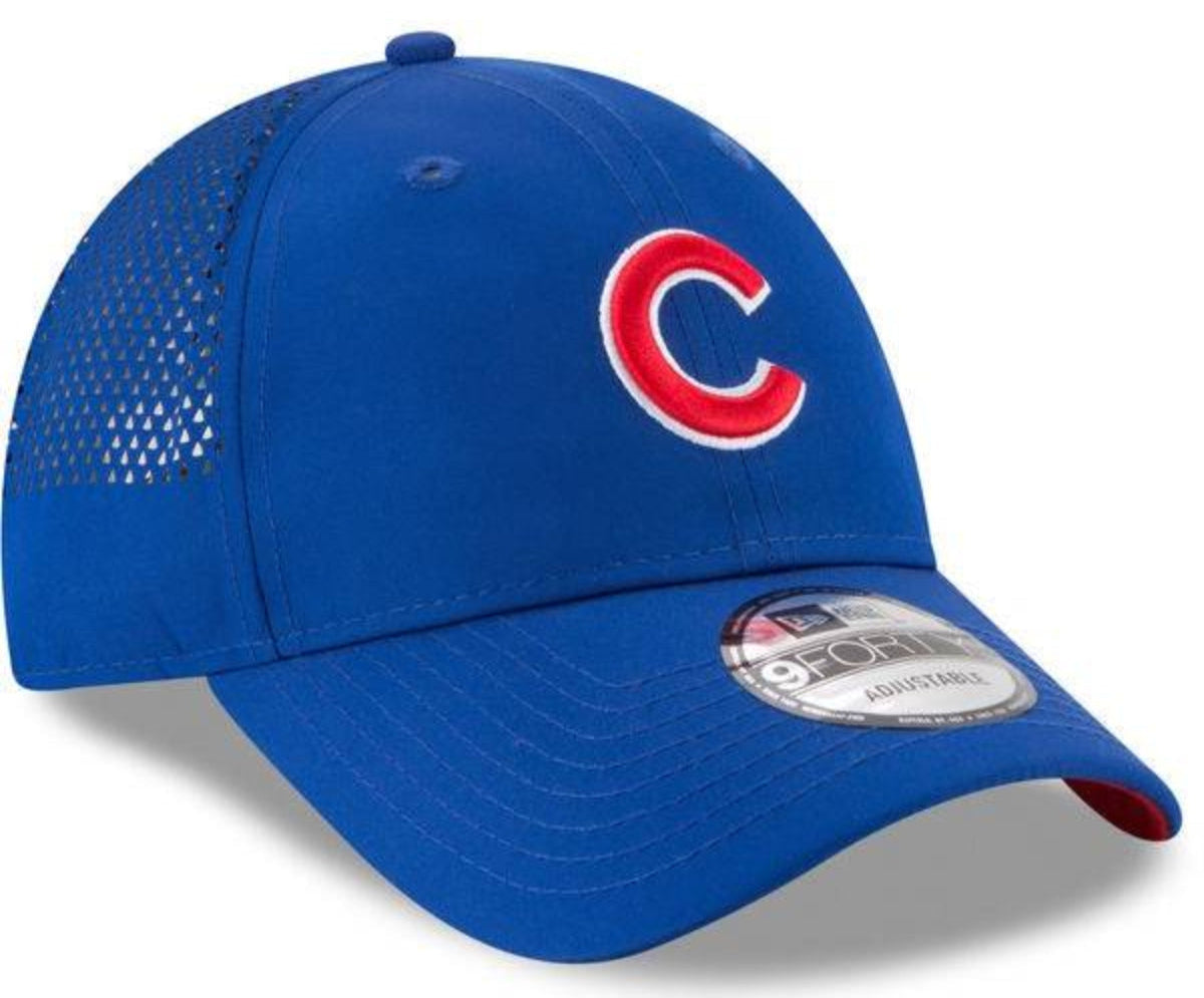 Chicago Cubs 9FORTY Perf Pivot 2 New Era Adjustable Hat product image 1, provided for visual reference and product detail