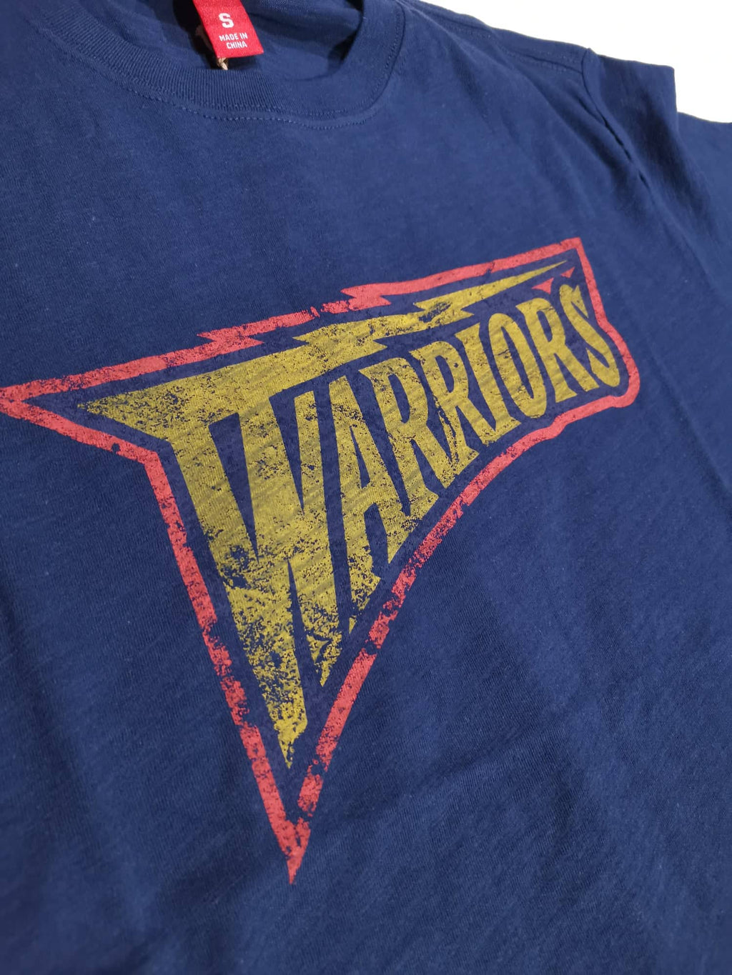 Golden State Warriors NBA Legendary Slub Navy T-Shirt By Mitchell And Ness for Men product image 2, provided for visual