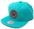 Vancouver Grizzlies Mitchell & Ness Teal Alternate Core Basic Adjustable Snapback Hat for Men product image 1, provided for