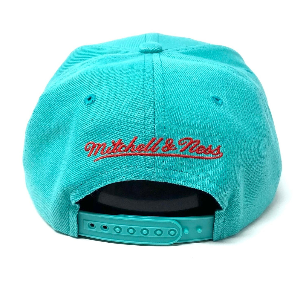 Vancouver Grizzlies Mitchell & Ness Teal Alternate Core Basic Adjustable Snapback Hat for Men product image 4, provided for