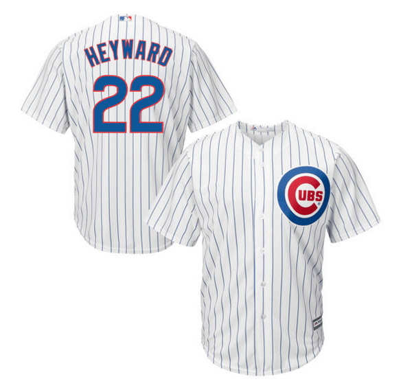 Chicago Cubs Jason Heyward Majestic White Replica Cool Base Player Jersey for Men product image 1, provided for visual