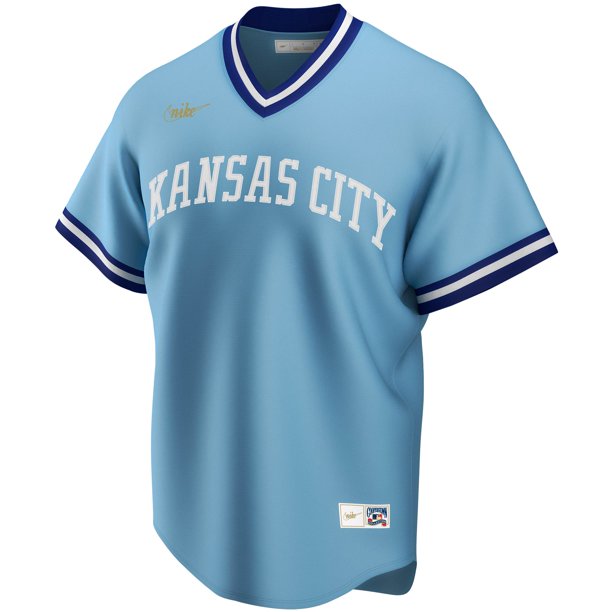 Kansas City Royals George Brett Nike Light Blue Road Cooperstown Collection Team Jersey for Men product image 2, provided