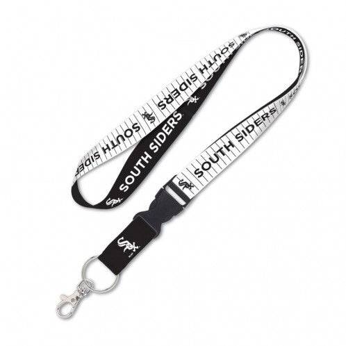Chicago White Sox "South Siders" Slogan 1" Lanyard With Detachable Buckle product image 1, provided for visual reference and