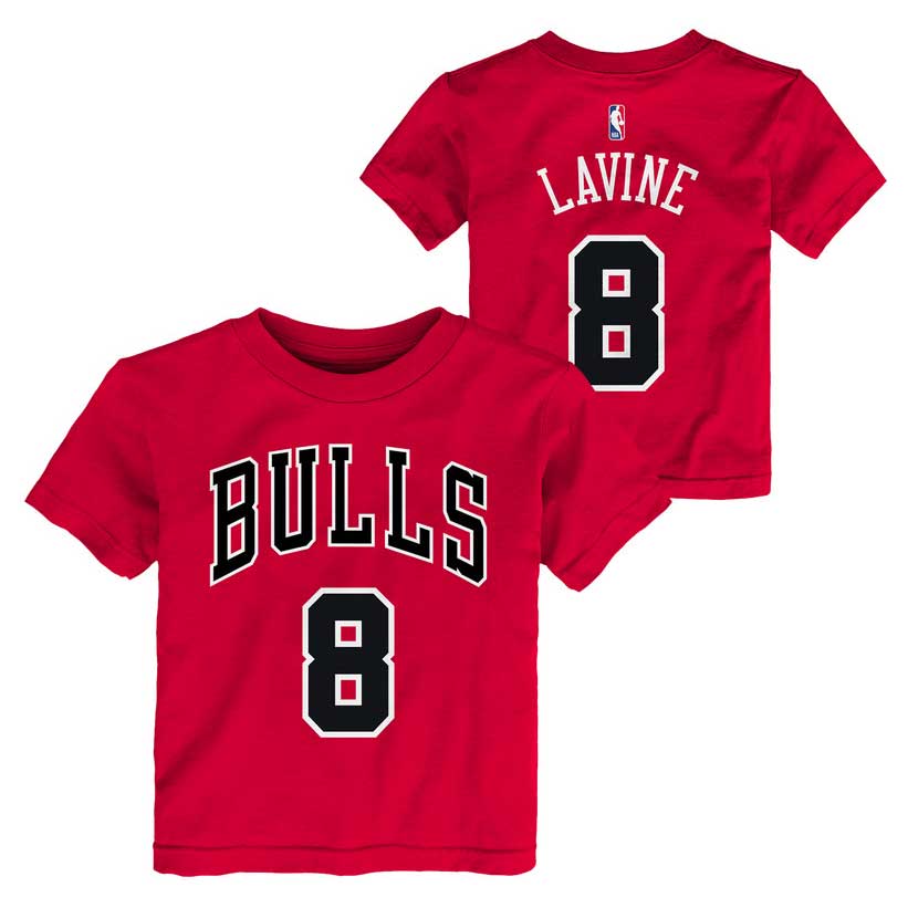 Toddler Zach Lavine Chicago Bulls Name And Number T-Shirt By Outerstuff product image 1, provided for visual reference and