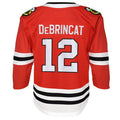 Youth Alex DeBrincat Chicago Blackhawks Red Premier Jersey product image 1, provided for visual reference and product detail