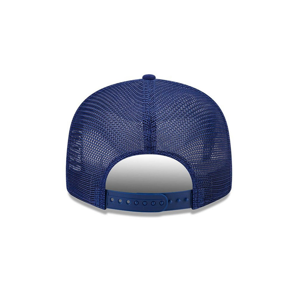 Los Angeles Dodgers New Era Blue 9FIFTY Mesh Trucker Snapback Hat product image 3, provided for visual reference and product