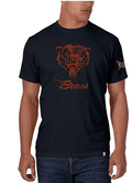 Chicago Bears Men Legacy Retro Bear Logo Scrum T-Shirt By ’47 Brand product image 1, provided for visual reference and
