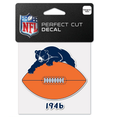 Chicago Bears 1946 Perfect Cut 4X4 Decal By Wincraft product image 1, provided for visual reference and product detail review