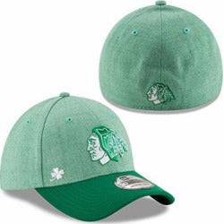 Chicago Blackhawks St. Patricks Day Change Up 39Thirty Flex Fit Hat product image 1, provided for visual reference and