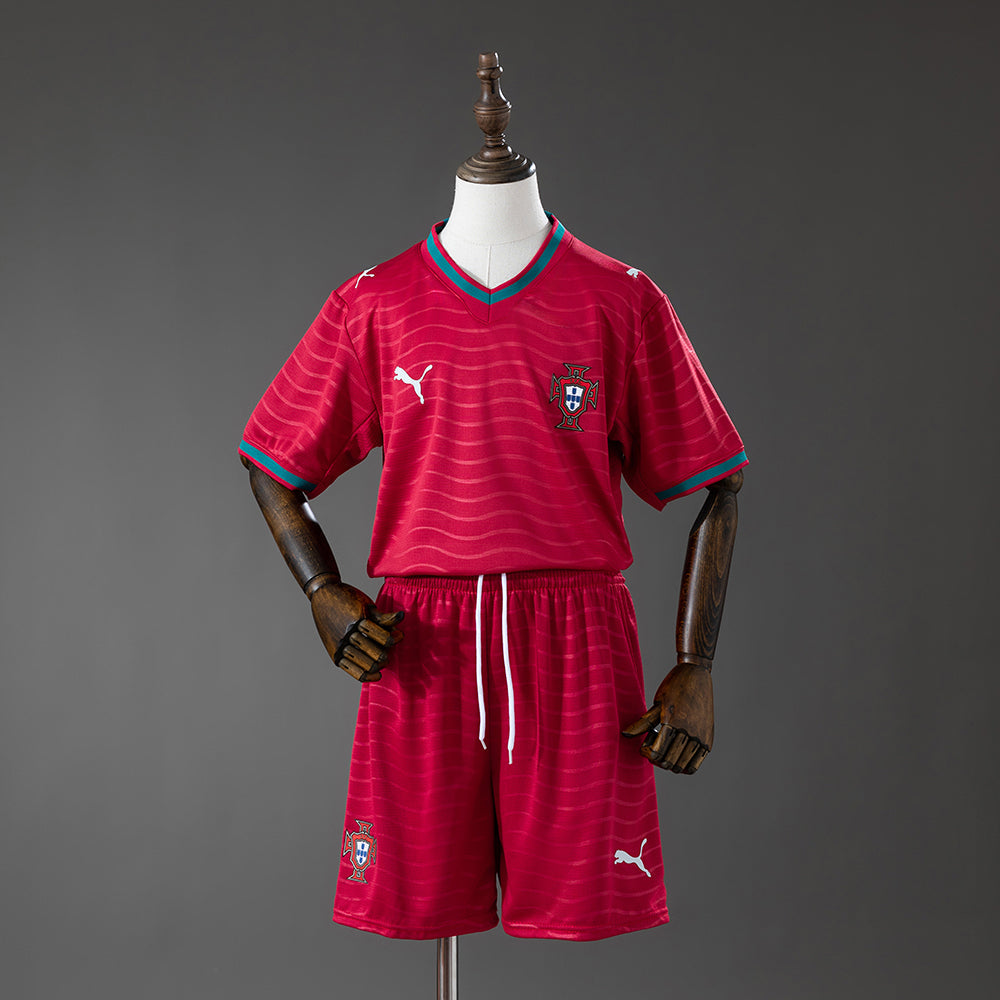 Kids Portugal Home Jersey 2026 World Cup Football Kit product image 1