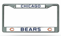 Chicago Bears Chrome License Plate Frame product image 1, provided for visual reference and product detail review