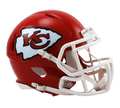 Kansas City Chiefs Speed Mini Helmet product image 1, provided for visual reference and product detail review