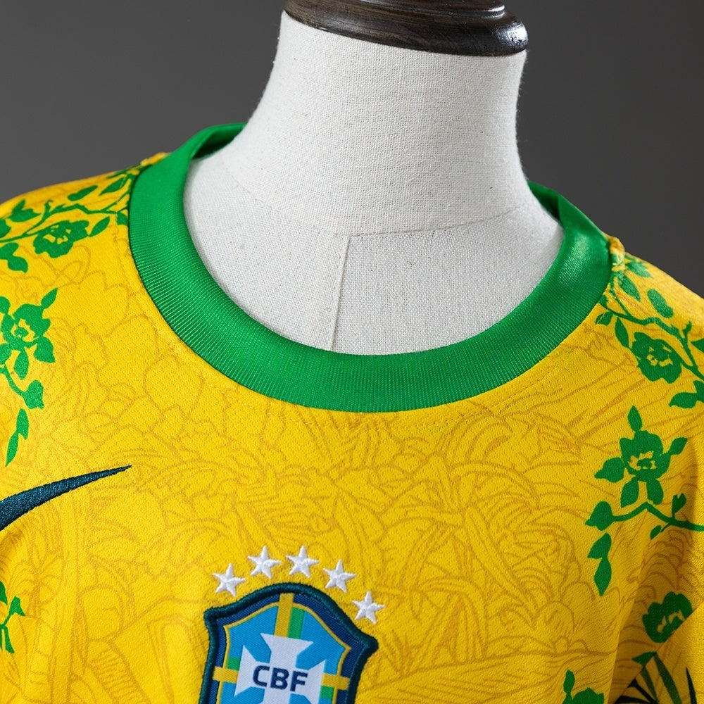 Kids Brazil Jersey 2026 World Cup Special Football Kit product image 7