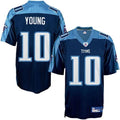 Reebok NFL Tennessee Titans Vince Young Navy Replica Football Jersey for Men product image 1, provided for visual reference