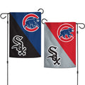 Chicago White Sox Chicago Cubs MLB House Divided 2-Sided 12.5X18 Garden Flag By Wincraft product image 1, provided for