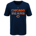 Chicago Bears Youth NFL Flux Dual Blend Short Sleeve T-Shirt product image 1, provided for visual reference and product