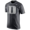 Mens NCAA Nike Duke Blue Devils Platinum Charcoal Tri-Blend T-Shirt product image 1, provided for visual reference and