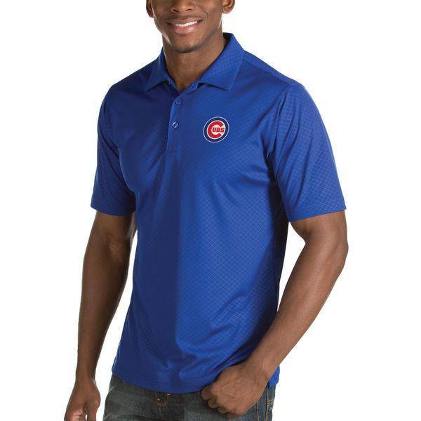 Mens Chicago Cubs Inspire Polo By Antigua product image 1, provided for visual reference and product detail review
