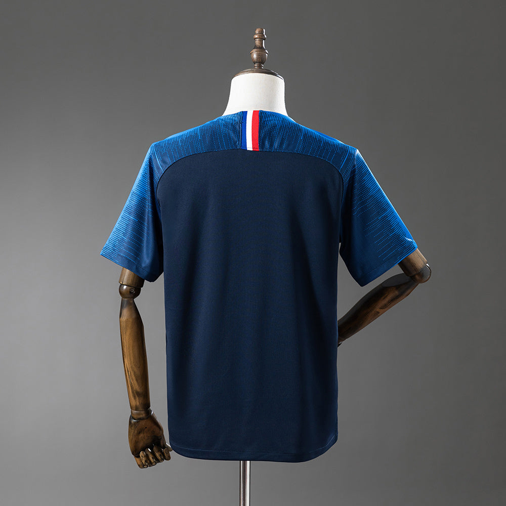 France Home Jersey 2018 World Cup Retro Football Kit Soccer product image 7