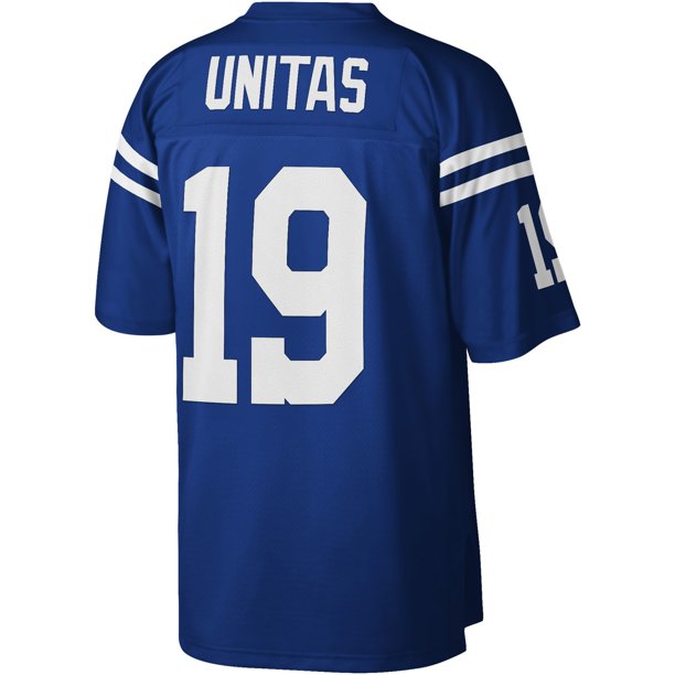 Johnny Unitas Baltimore Colts Mitchell & Ness Legacy Replica Jersey - Royal for Men product image 3, provided for visual