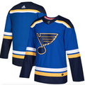 St. Louis Blues adidas Blue Home Authentic Blank Jersey for Men product image 1, provided for visual reference and product